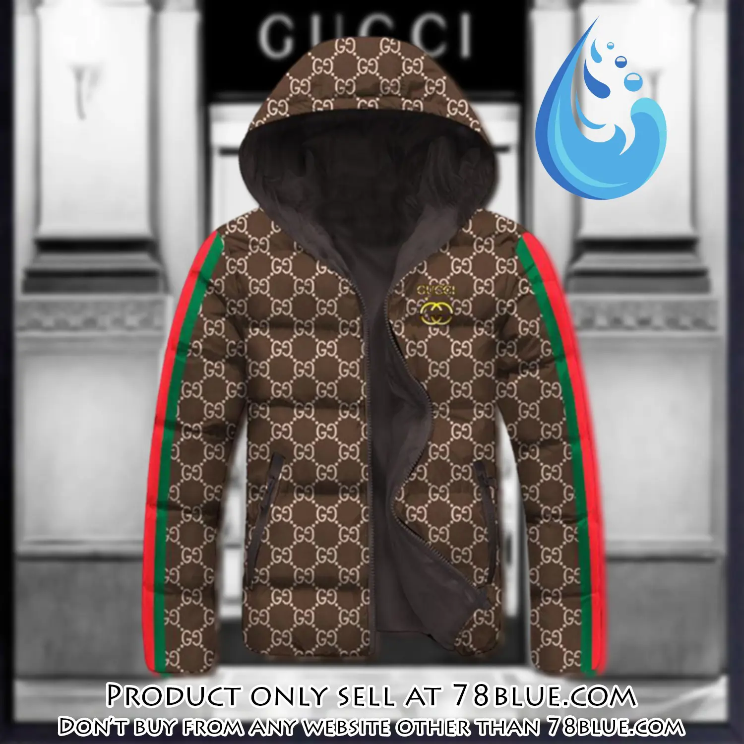 Gucci downfilled coat ultralight down jacket outdoor jacket warm outwear dfj1011 78b1436904